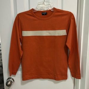 Boys Woodland Shirt, SZ 8, 100% Cotton, Deep Orange, NWT